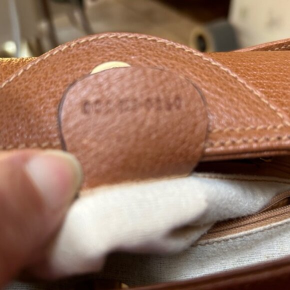 GUCCI VINTAGE DIANA LEATHER BAMBOO TOTE BAG - Picture 10 of 12